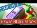 GLUE Book Collage Tutorial Beginner TIPS Starting a Mini Composition Notebook