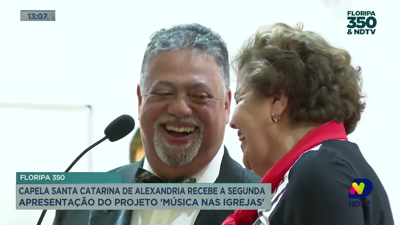 Floripa 350 e NDTV: projeto Música nas Igrejas realiza a segunda apresentação