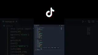 Using python turtle to draw tiktok logo