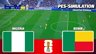 LIVE🔴| Nigeria vs Benin - FIFA World Cup African Qualifiers || PES 21 Simulation