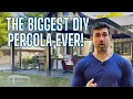 This is the Biggest DIY Aluminum Pergola