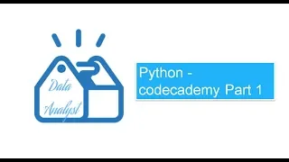 Python - codecademy Part 1