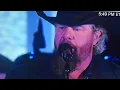 Toby Keith singing "American Soldier" at the 2017 Presidential Inaugration