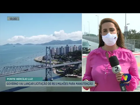 Ponte Hercílio Luz: Governo vai lançar licitação de R$ 5 milhões para manutenção