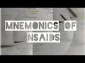 NSAIDs MNEMONICS - Autocoids and related drugs