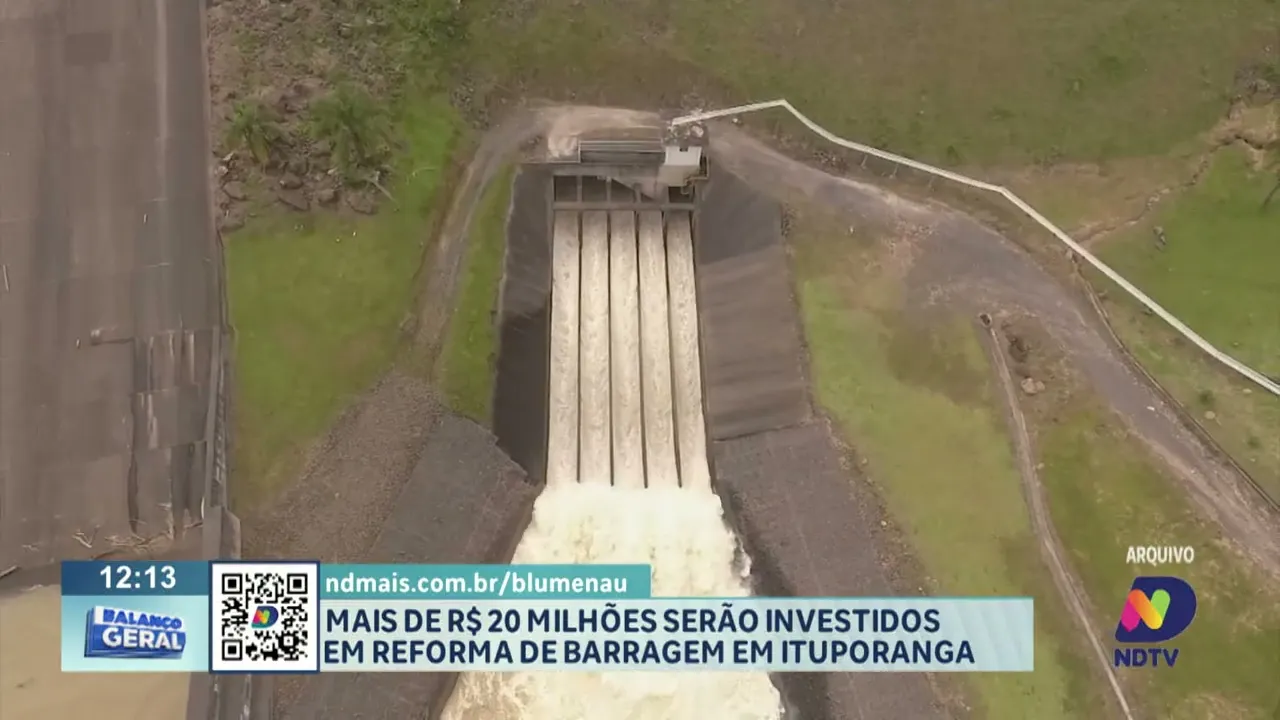 Mais de R$ 20 milhões serão investidos em reforma de barragem em Ituporanga
