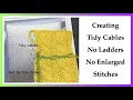 How to Knit Tidy Cables No Ladders No Enlarged Stitches