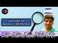 Search a 2D Matrix Leetcode 74 Binary Search Live coding session