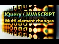 jQuery Javascript - Change text in multiple areas quickly using
