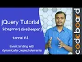 jQuery coding for beginners jQuery crash course Learn jQuery from basics Part 4