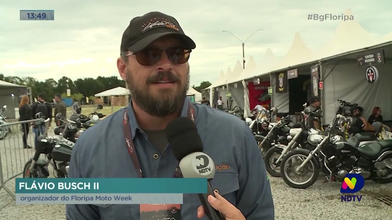 'Floripa moto week' contou com atrações e reuniu mais de oito mil pessoas