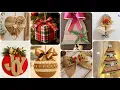 Jute Pearl Christmas Crafts Elegant DIY Christmas Decorations Handmade Home Decor