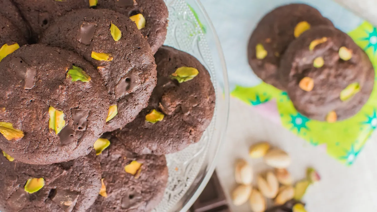 Cookies de chocolate y pistachos   Quiero Cupcakes!