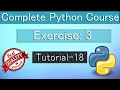 Exercise 3 Based On String Indexing Complete Python Tutorials Lecture-18