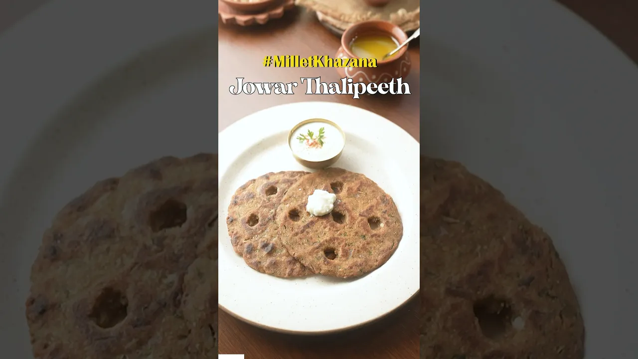 Breakfast ki damdaar shutvaat karo jowar thalipeeth khaake #milletkhazana #shorts