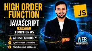 Higher Order Functions in JavaScript Function JavaScript Tutorial Abhishek Dubey ETM A