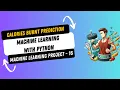 Project 16 Calories Burnt Prediction using Machine Learning with Python Machine Learning Projects