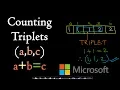 Counting the triplets