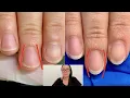 How I shaped these nails from fanning out to oval Nail technician explains