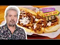 Guy Goes ALL IN on a Steak Hoagie in Hollywood FL Diners Drive-Ins and Dives Food Network