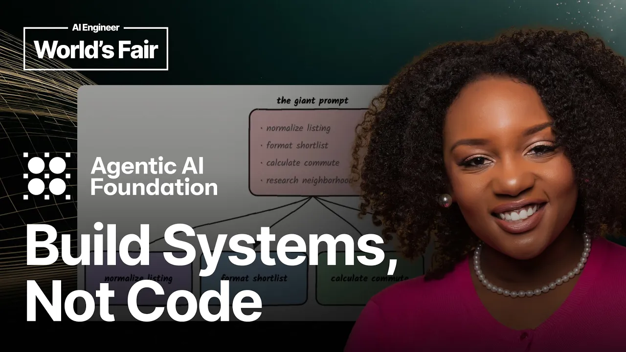 Build Systems, Not Code - Angie Jones, Agentic AI Foundation: video thumbnail