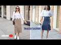 Lagu Trendy Shirt and Skirt Design 2023,Women Skirt and Blouses, Office skirt and Blouse/Top for women