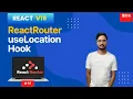 React Router DOM useLocation Explained with Examples In Hindi