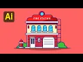 Adobe illustrator CC - How To Make Fire Station Design In Adobe Illustrator