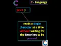 in c language tutorial language basics