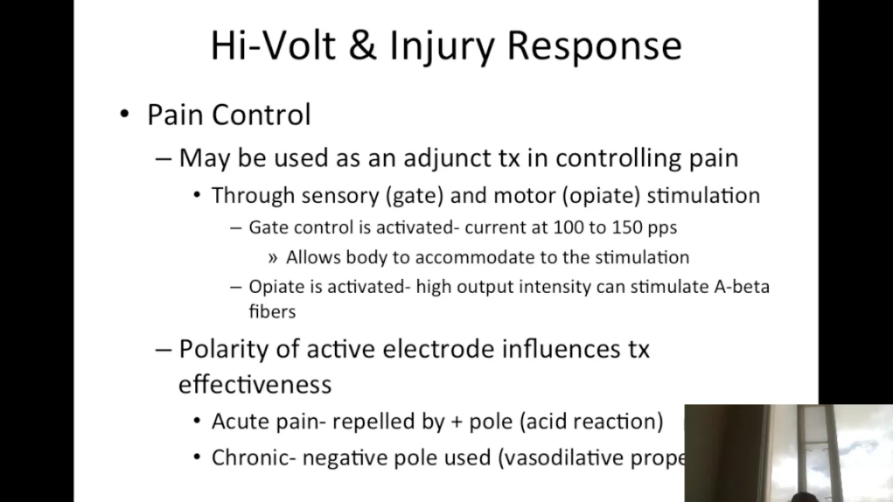 Clinical Application of Electrical Agents