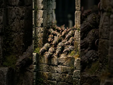 From Foam to a Finished A Plague Tale Diorama #Shorts
