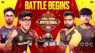 Diwali Mania Invitational S1 | Day 1 | Let the Battle Begin! 🔥 | #Soul #GodLike #4tr #Abz #Rntx