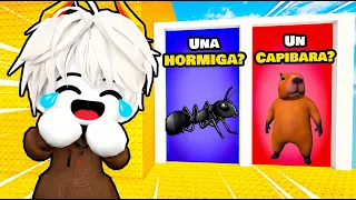 JUGAMOS LA TORRE TROLL DE QUÉ PREFIERES😂(VERSIÓN ANIMALES)(ROBLOX) | ALEZZOGG