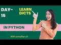 Python basics day15-Python Dictionaries part-1