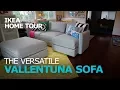 Smart and Durable VALLENTUNA Sectional Sofa - IKEA Home Tour