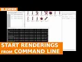 BLENDER - How to Start Renderings of Multiple Files from the Command Line