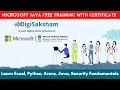 Microsoft Java OOPs Free Training With Certificate Digisaksham Skill initiative MS Excel Course