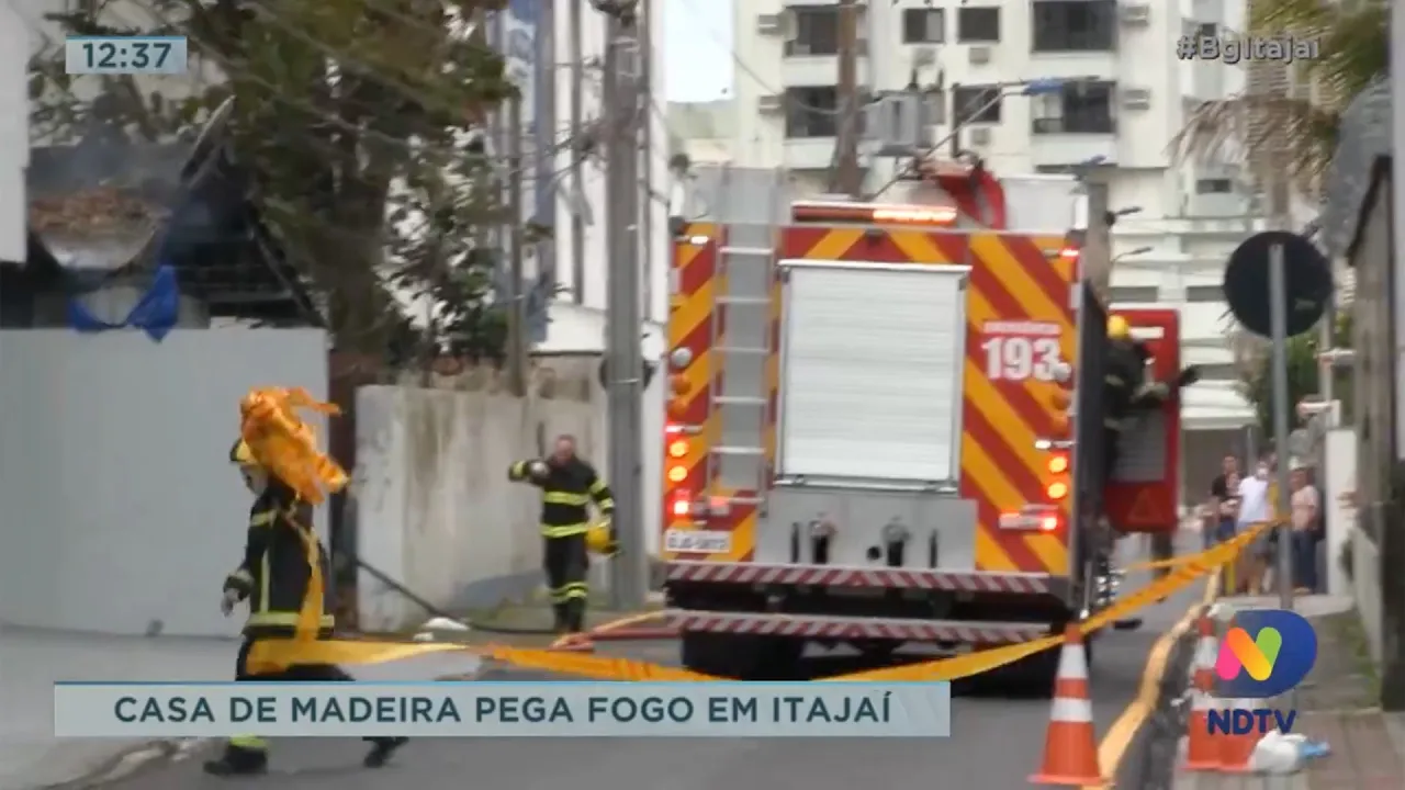 Dois incêndios marcaram o final de semana em Itajaí e Penha