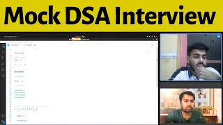 DSA Mock Interview Mock Coding Interview