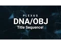 After Effects Tutorial DNA Title Sequence Using Plexus OBJ Files In Plexus