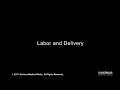 Patient Education Animation: Labor and Vaginal Birth