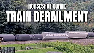 Train Derails on Horseshoe Curve