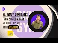 Mastering LeetCode 26 JavaScript Coding Solutions for Problem Step-by-Step Tutorial