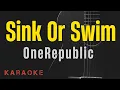 Download Lagu Sink Or Swim - OneRepublic || Karaoke Acoustic with lyrics