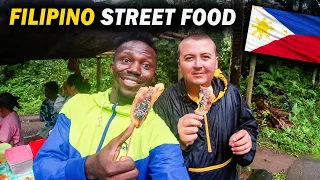 foreigners try filipino street food the jaw dropping results plus roadtrip and waterfalls
