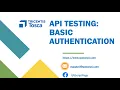 Tosca Tutorial Lesson 83 - Authorize API requests using Basic Authentication API Testing