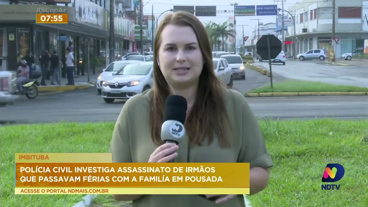 Polícia investiga a morte dos dois irmãos assassinados em pousada em Imbituba, no Sul catarinense