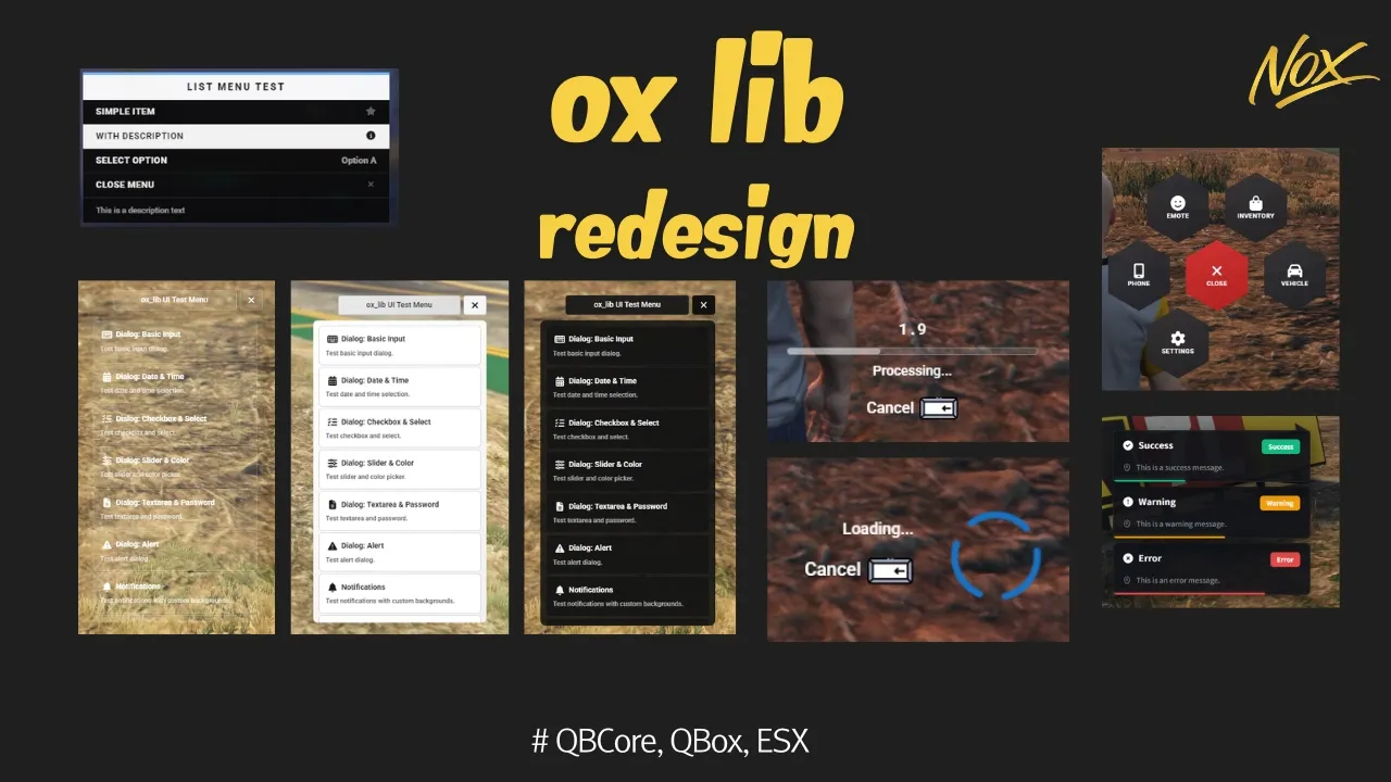 Ox_lib Redesign