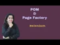 Selenium-Part8 Page Object Model POM Page Factory