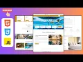 Responsive Hotel Booking Website Design Using HTML CSS JavaScript